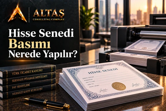 hisse senedi basımı nerede yapılır