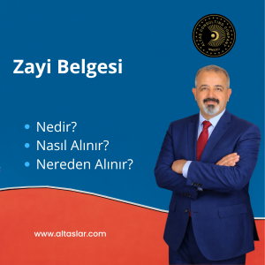 zayi belgesi nereden alınır