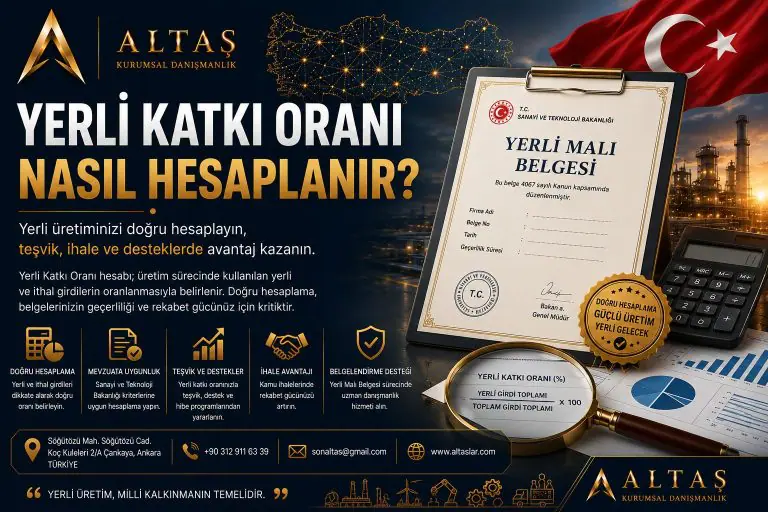 yerli katkı oranı nasıl hesaplanır