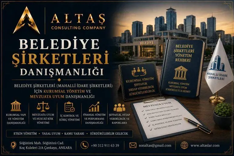 belediye şirketleri danışmanlığı