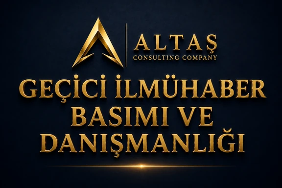 geçici ilmühaber basımı ve danışmanlığı