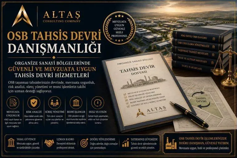 OSB Tahsis Devri Danışmanlığı