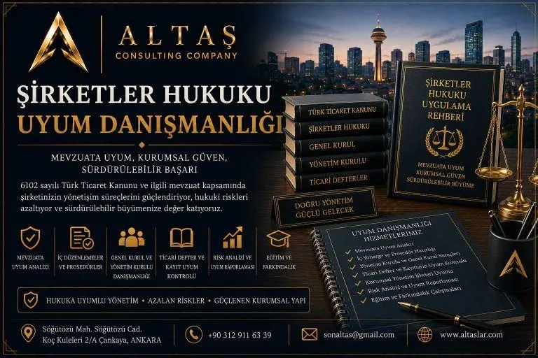 şirketler hukuku uyum danışmanlığı