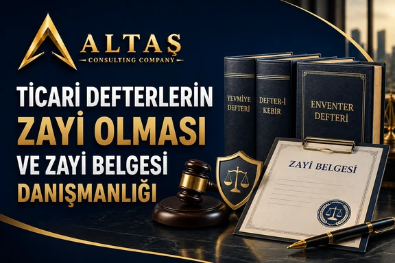 ticari defterlerin zayi olması ve zayi belgesi danışmanlığı