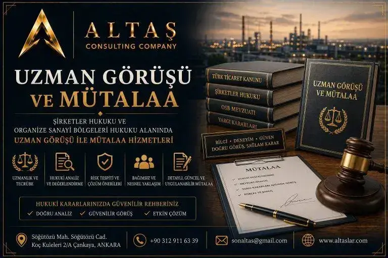 uzman görüşü ve mütalaa