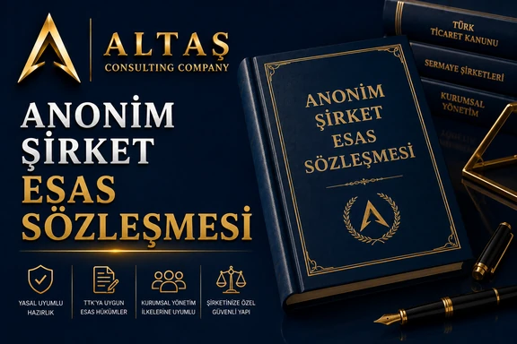 anonim şirket esas sözleşmesi