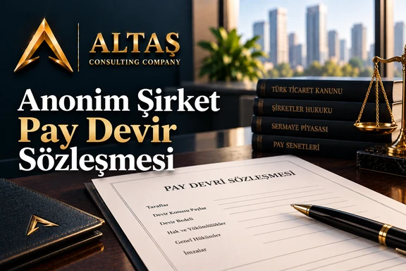 Anonim Şirket Pay Devir Sözleşmesi