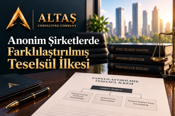 anonim şirketlerde farklılaştırılmış teselsül ilkesi