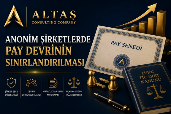 anonim şirketlerde pay devrinin sınırlandırılması