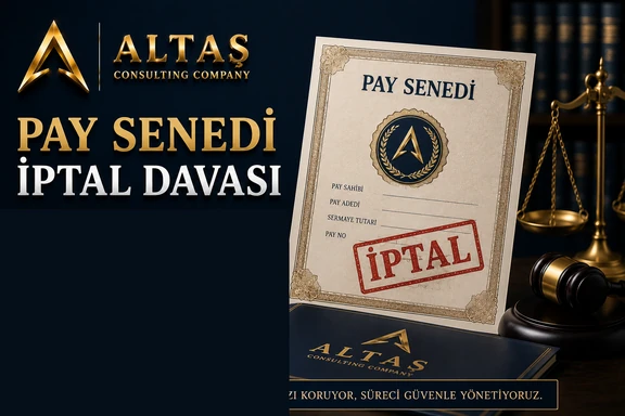 pay senedi iptal davası