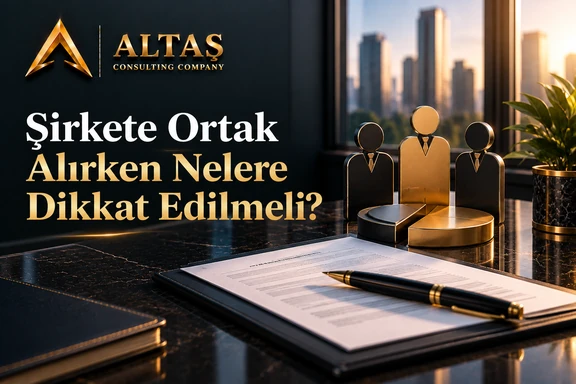 şirkete ortak alırken nelere dikkat edilmeli